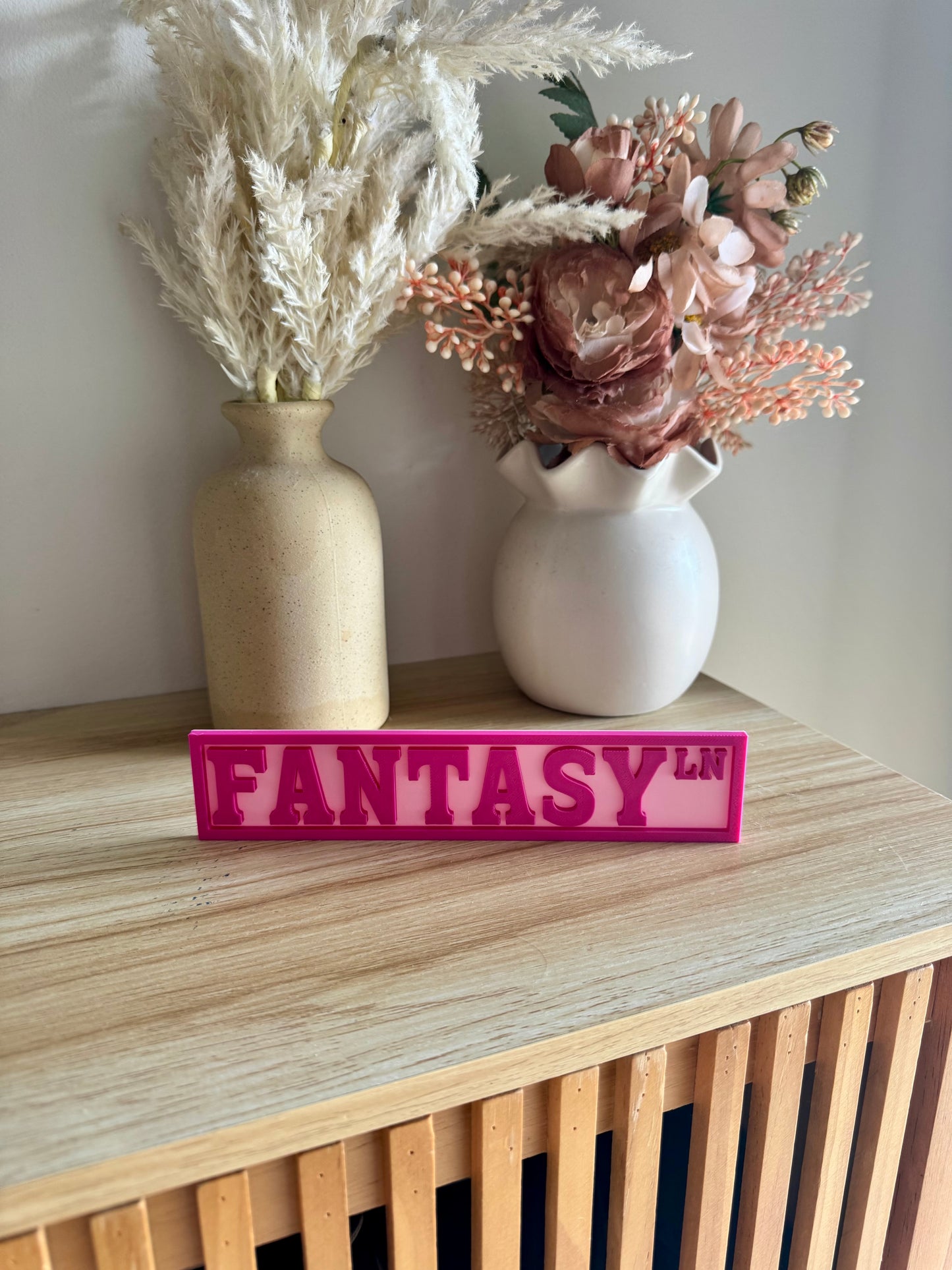 Fantasy Bookshelf Sign