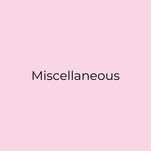 Miscellaneous