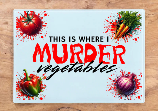 Murder Cutting Board