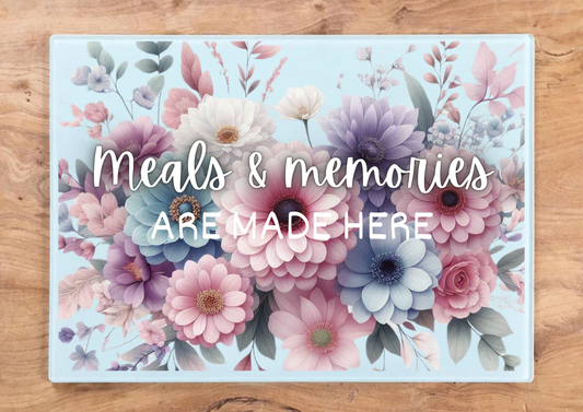 Meals & Memories Cutting Board