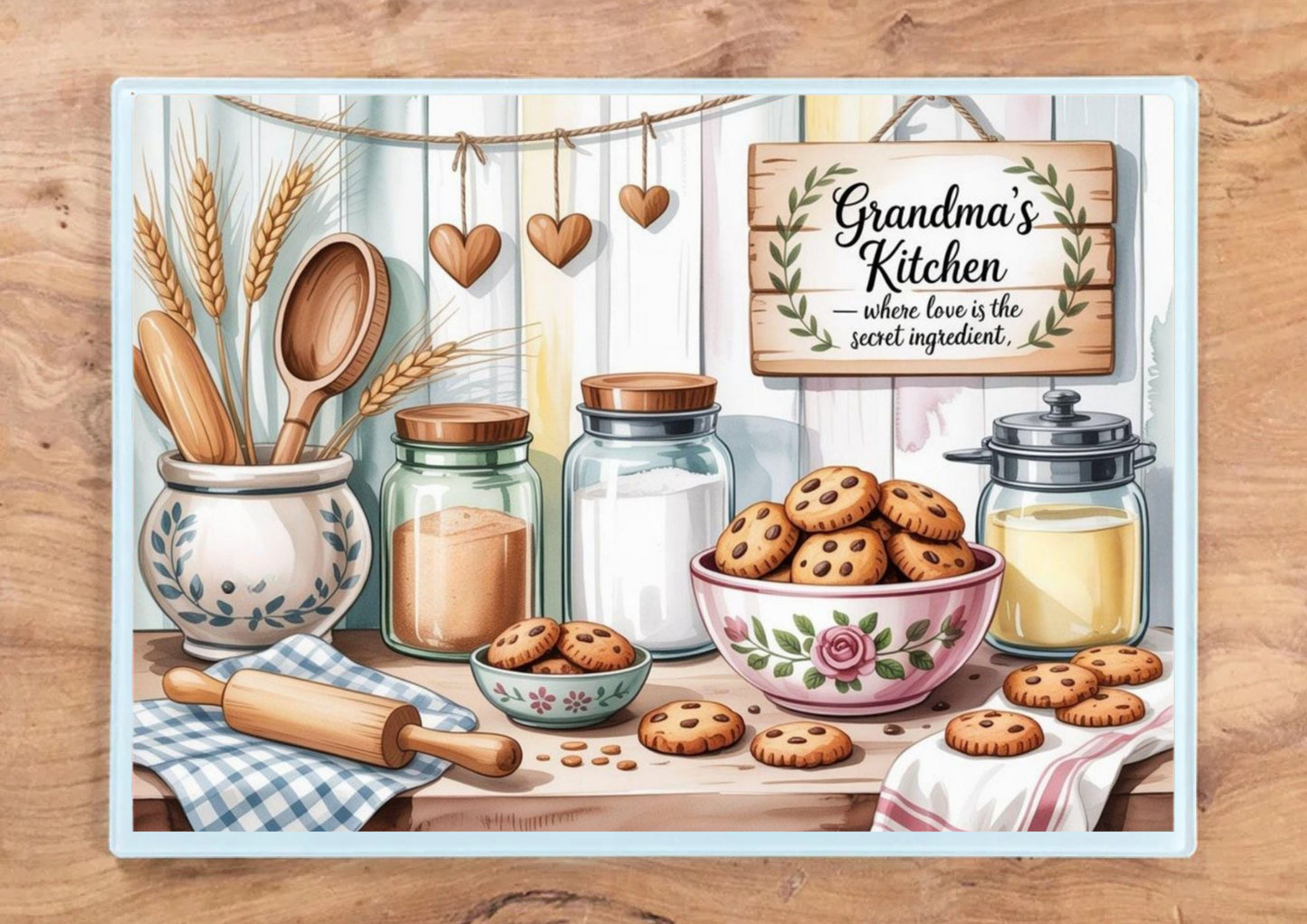 Grandma's Kitchen Cutting Board