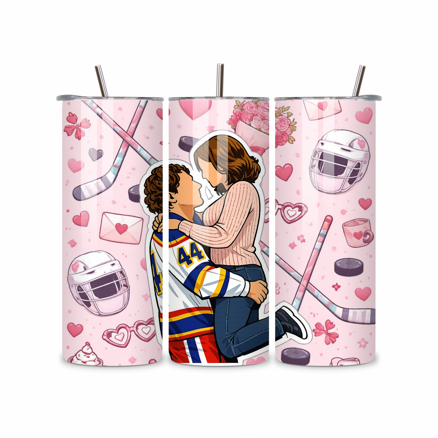 Pucks & Petals Tumbler