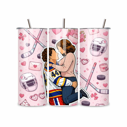 Pucks & Petals Tumbler