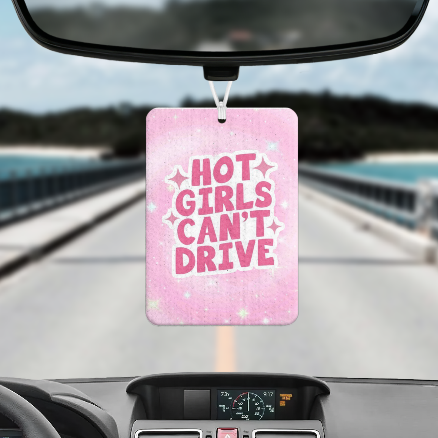 Hot Girls Can't Drive Air Freshener