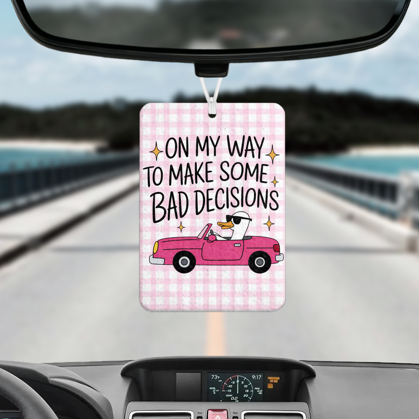 Bad Decisions Air Freshener