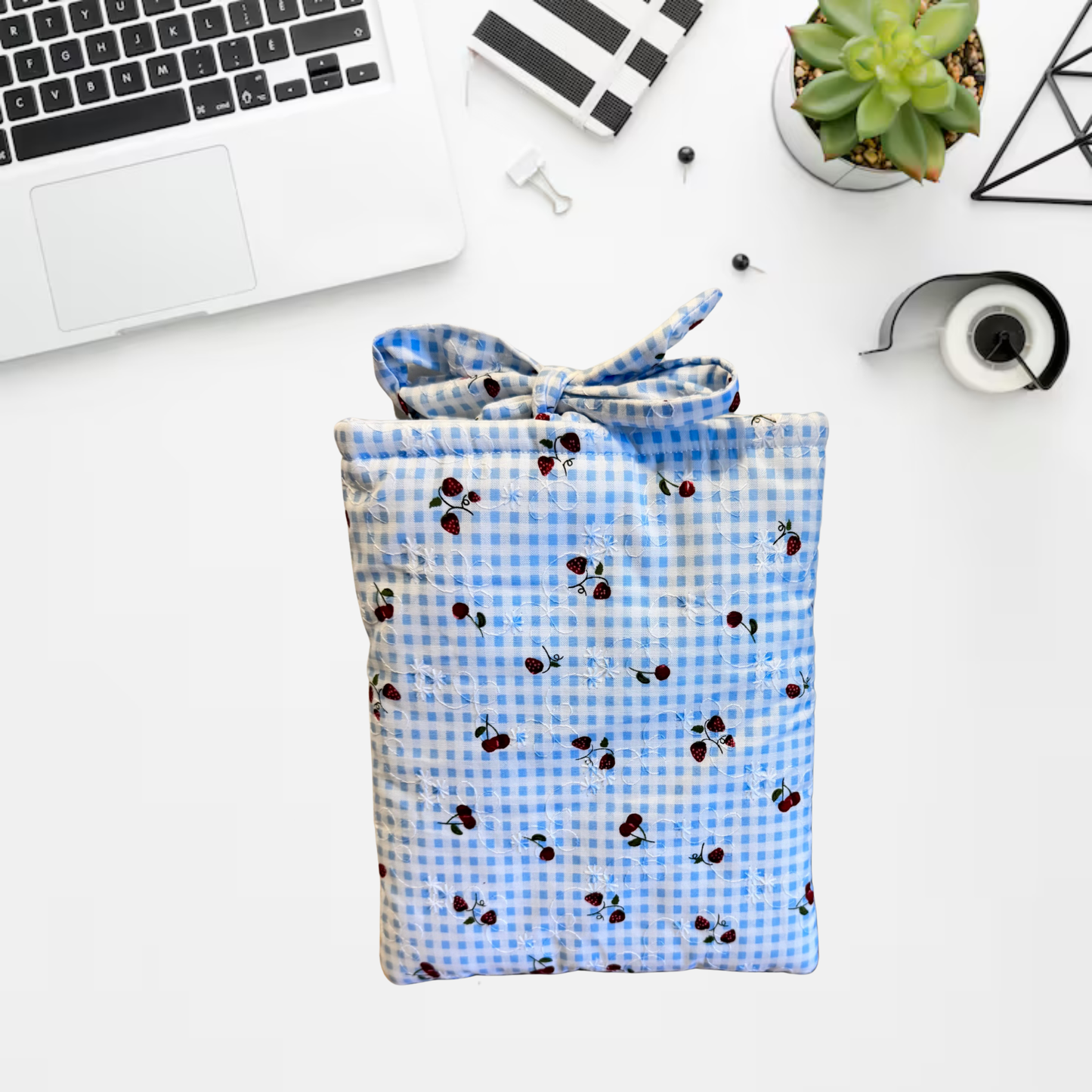 Cherry Picnic (Blue) Kindle Sleeve